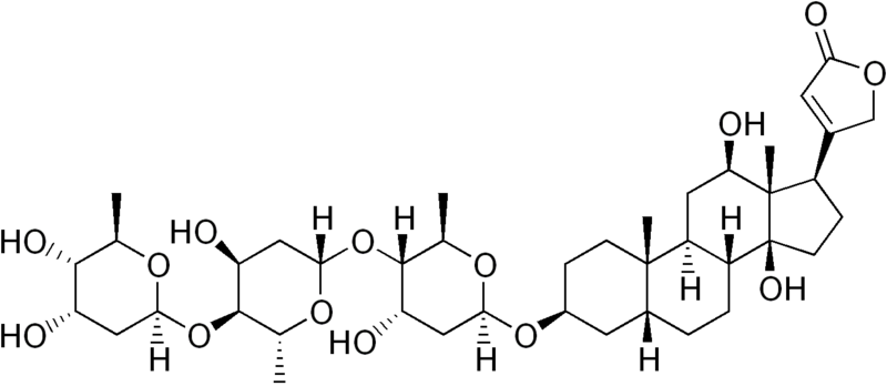 Image:Digoxin structure.png